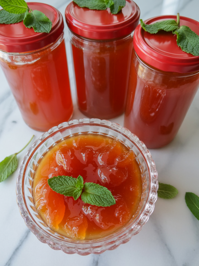 Recept na mátový džem – sladká vůně léta v každé skleničce!