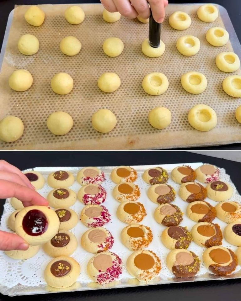 Plněné sušenky z jednoho těsta – jednoduchý a chutný recept