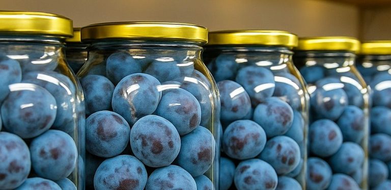 Skladuji čerstvé švestky ve sklenici až do zimy! Nevyhnijí ani po několika letech!