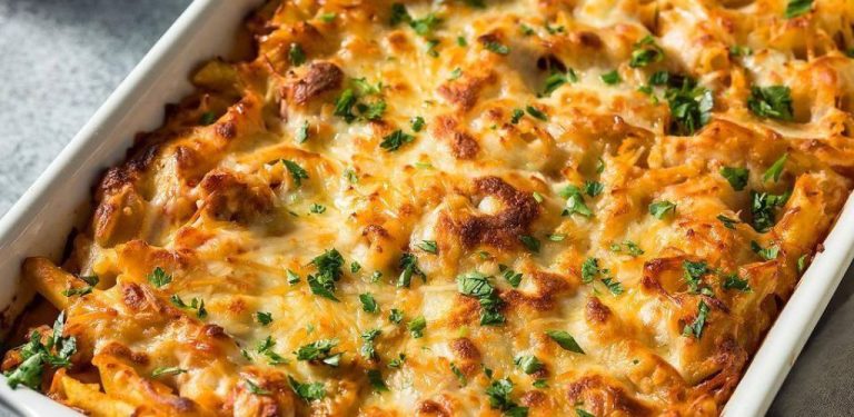 Bramborová musaka – krok za krokem recept na bramborovou musaku nakrájenou na velké kousky. Vydatné a chutné jídlo