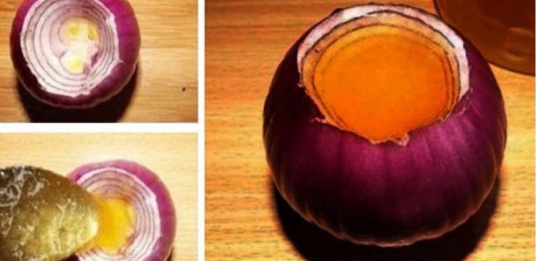 Jedna vydlabaná červená cibule, naplněná medem a ponechaná 8 hodin louhovat, vás zbaví nachlazení.