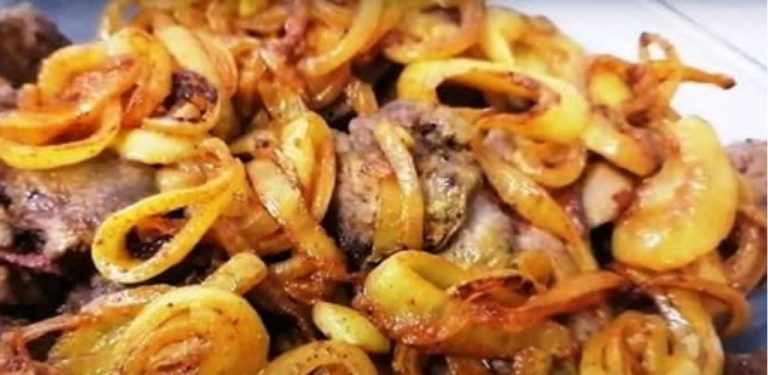 Kuřecí játra s jablky: můj oblíbený recept
