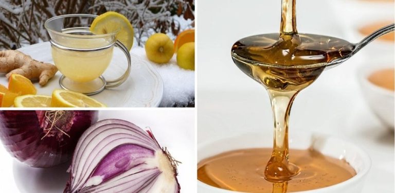 Cibule, citron, zázvor a med: starý domácí recept proti kašli a nachlazení