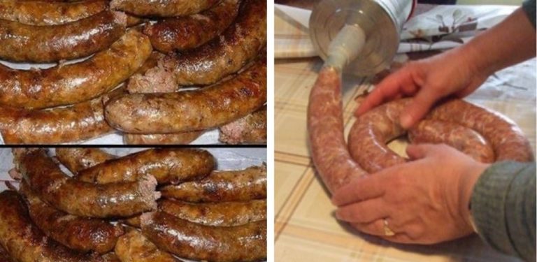 Kdo má rád domácí klobásy, zvedněte ruce: Jsou křupavé a lahodné. Tradiční recept na 6 kg klobás z babiččina sešitu.