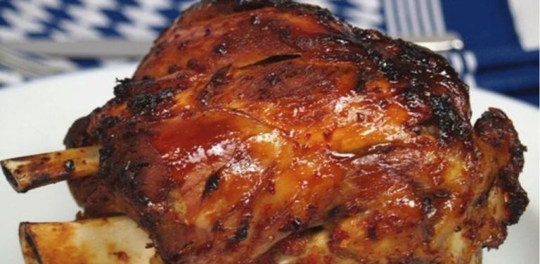 Recept na křupavé pečené vepřové koleno
