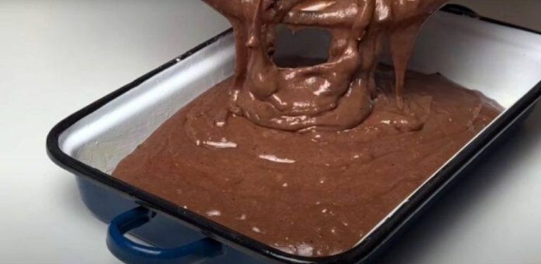 5 minut na přípravu kakaového koláče z jednoho vejce