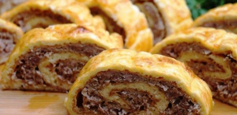 Jemný a šťavnatý masový závitek. Jednoduchý recept: viděla jsem a udělala jsem.
