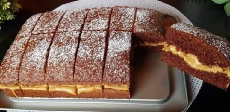5 minut na přípravu kakaového koláče s jedním vejcem – s krémovou náplní je nejlepší, ale i s marmeládou je velmi chutný.