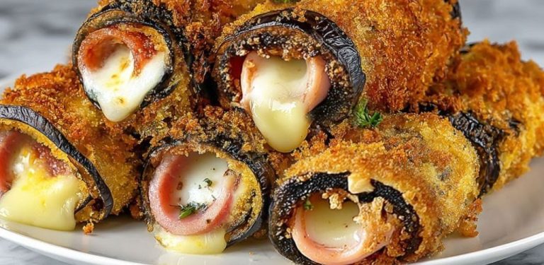 Lilek, který všechny přivádí k šílenství! Nejlepší recept na lilek! Pečené lilkové rolky