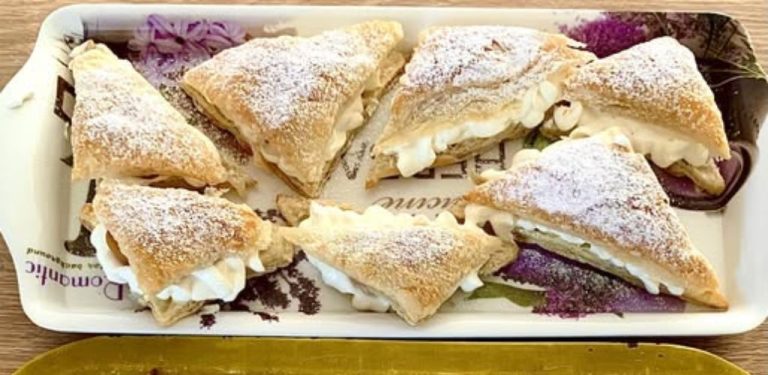 Rychlý zákusek ke kávě z listového těsta: jednoduchý recept, který zvládne každý