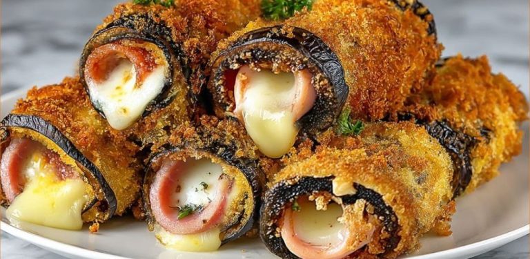 Lilek, který všechny přivádí k šílenství! Nejlepší recept na lilek! Pečené lilkové rolky