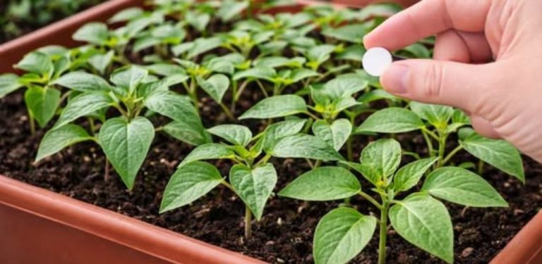 1 tableta na 10 litrů vody – a moje sazenice jsou zelené, silné a neprotahují se 😍 Ošetření speciálním roztokem s nimi dokáže doslova zázraky