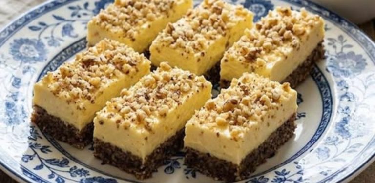 Ořechový dort s vaječným krémem – neodolatelná pochoutka. Recept krok za krokem….