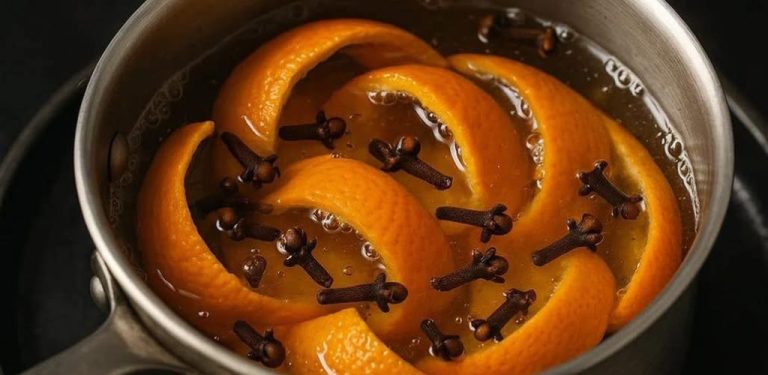 Vždycky to připravuji tak, jak mě to naučila babička. Proto vařím pomerančové slupky s hřebíčkem.