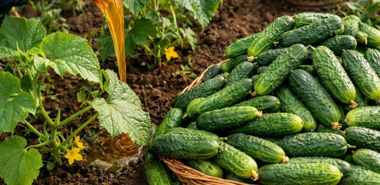 Zachránila jsem okurky před žloutnutím během chvilky! Jednoduchý a účinný prostředek pro okurky