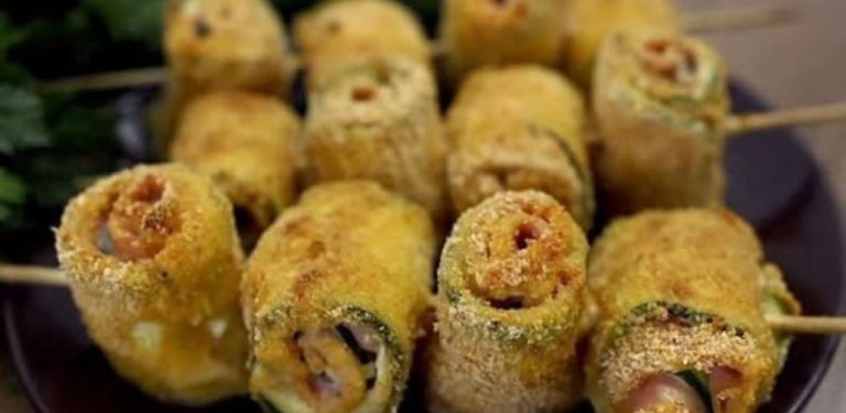 Takové cukety se jedí po celém světě: pikantní cuketové rolky se speciální náplní