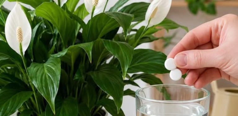 1 lžíce + 2 tablety – a spathiphyllum rozkvete v plné kráse: cenově dostupné hnojivo, které opravdu funguje