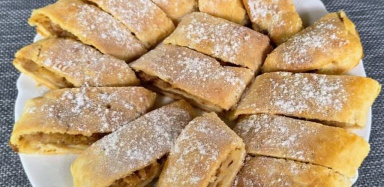 Štrúdl z jogurtového těsta: jednoduchý recept, který si zamiluje celá rodina