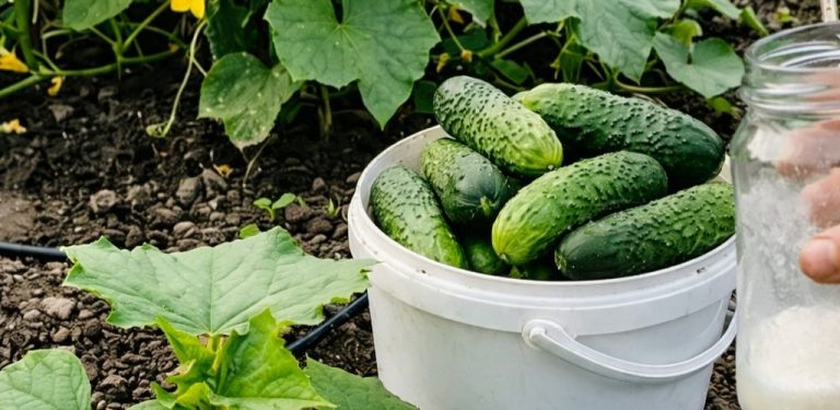 Okurky přestaly aktivně rodit? Ještě se s úrodou neloučte! Existuje osvědčené hnojivo, které pomáhá keřům zůstat silnými, prodlužuje plodnost a stimuluje vznik nových okurek i tehdy, když sousedé už své záhony sklidili.