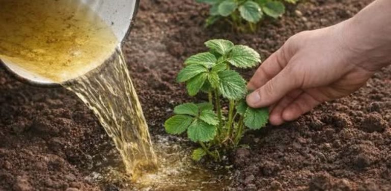 Moje oblíbené přírodní hnojivo pro jahody: pomáhá rostlinám prospívat a zároveň omezuje některé škůdce