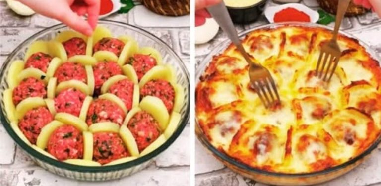 Šťavnaté masové kuličky s bramborami a bešamelovou omáčkou: rodinný recept, který si zamilujete