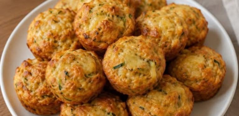 Slané cuketové muffiny ve stylu pizzy: rychlá svačina, která zmizí ze stolu během chvilky
