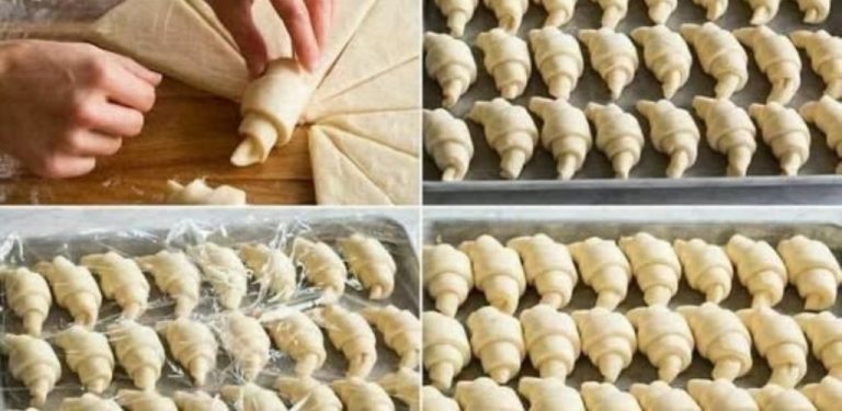Jemné domácí mini croissanty jako z francouzské pekárny