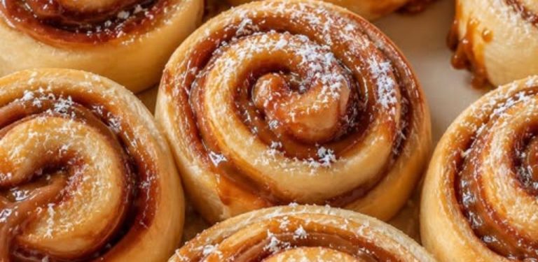 Skořicové spirálky s dulce de leche: nadýchané, měkké a krásně vláčné