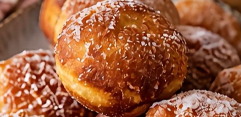 Domácí sladké bochánky s krémovou náplní: zlatavé, vláčné a krásně nadýchané