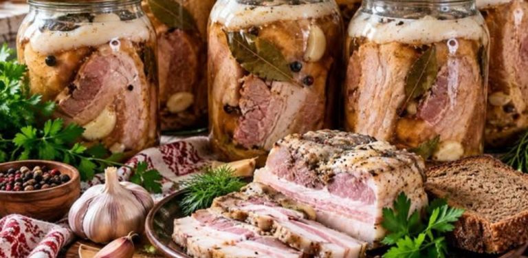 Sádlo v horkém nálevu na zimu? 🥓🧄 Takto ho připravuji, aby bylo krásně jemné